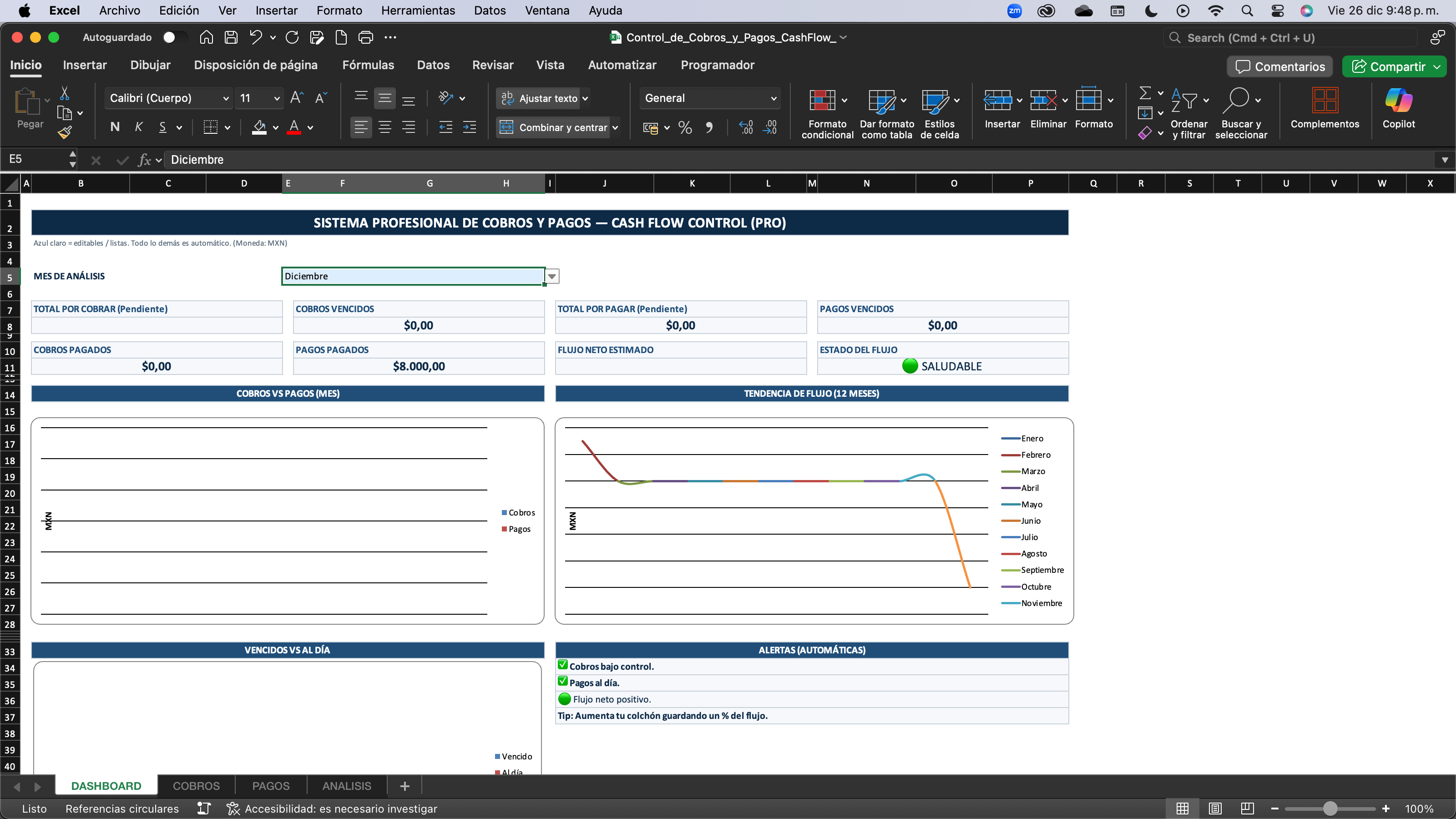 Control de Pagos y Cobros