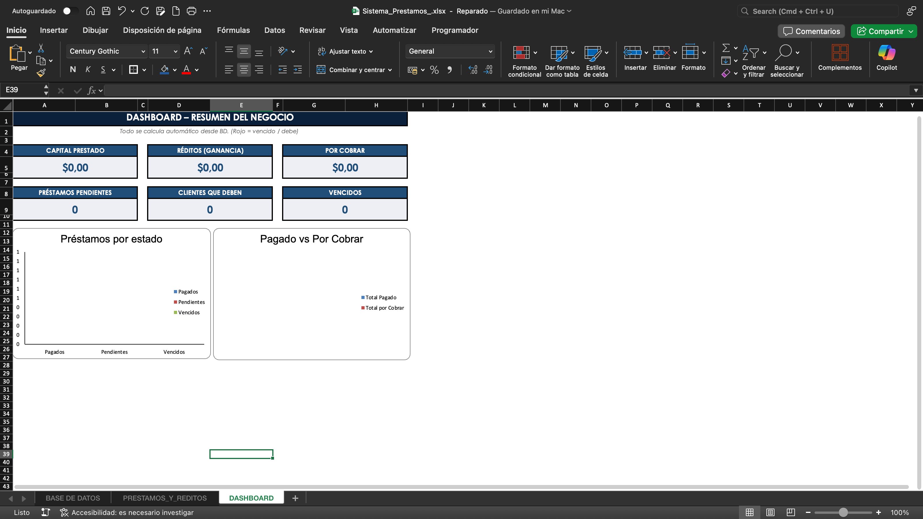 Control de Préstamos
